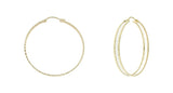 Boucles d'oreilles en or 10K 2-tons